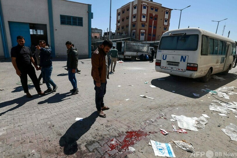 ガザ食料配給所に空爆、国連職員1人死亡