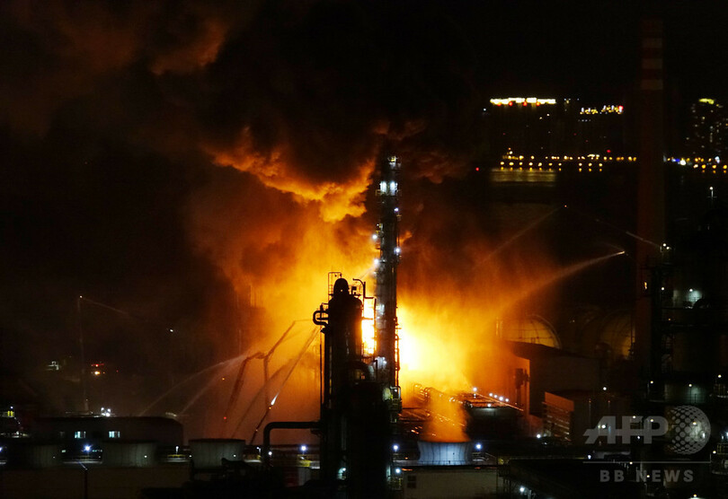 中国・ペトロチャイナ大連工場で火災　約２時間半後に鎮火