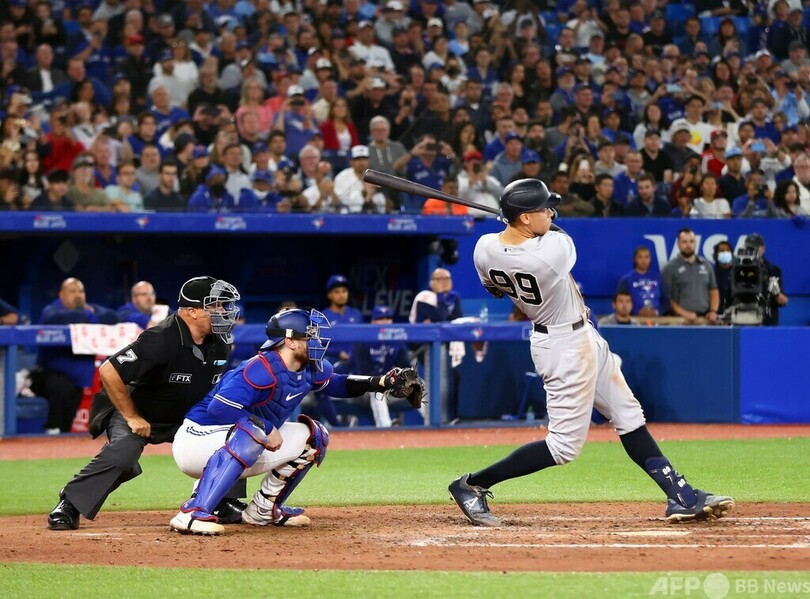 ジャッジが61号、マリス氏のア・リーグ最多本塁打に並ぶ