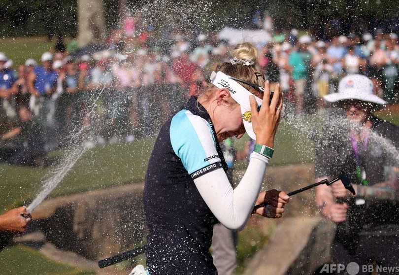 コルダがメジャー初制覇 笹生21位、渋野40位 全米女子プロ