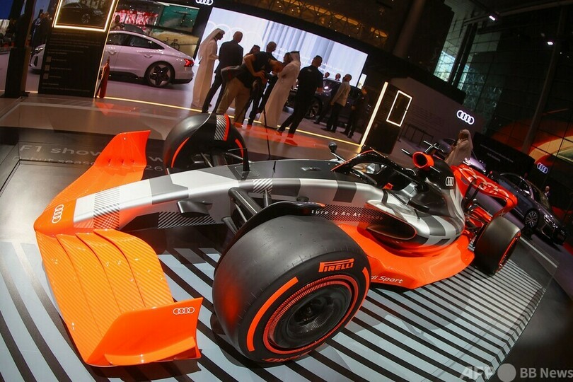 アウディのF1ショーカー展示 ジュネーブ国際モーターショー