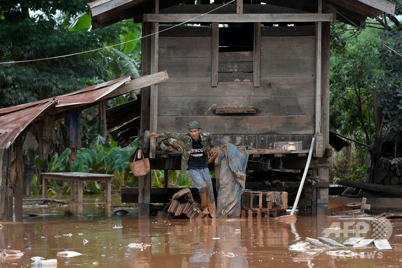 ラオスのダム決壊、ずさんな工事が原因か 行方不明者の捜索難航