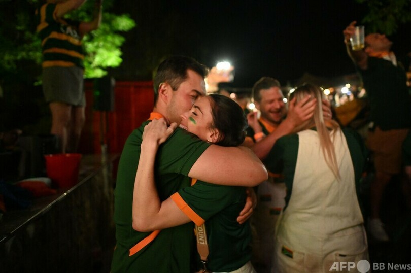 南アがラグビーW杯連覇 国内サポーターも歓喜