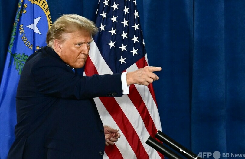 米移民流入法案、バイデン氏「国境閉鎖」に言及 トランプ氏は軍投入