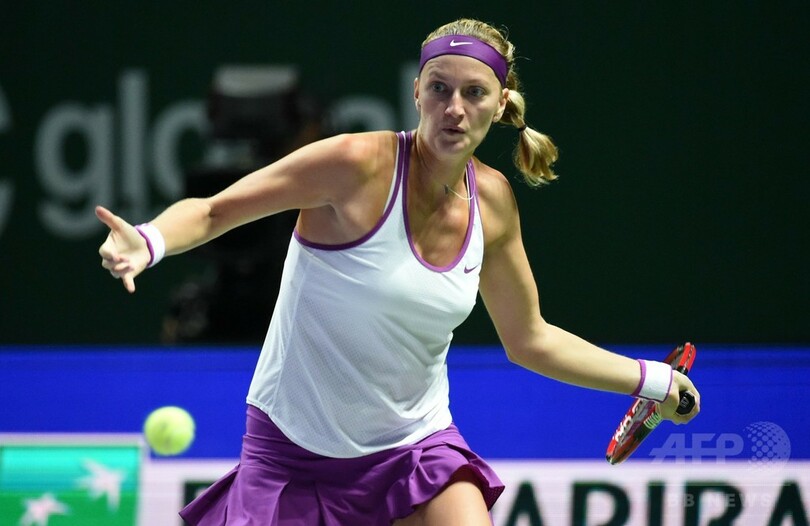 ケルバー、クビトバに勝利で好発進 WTAツアー選手権