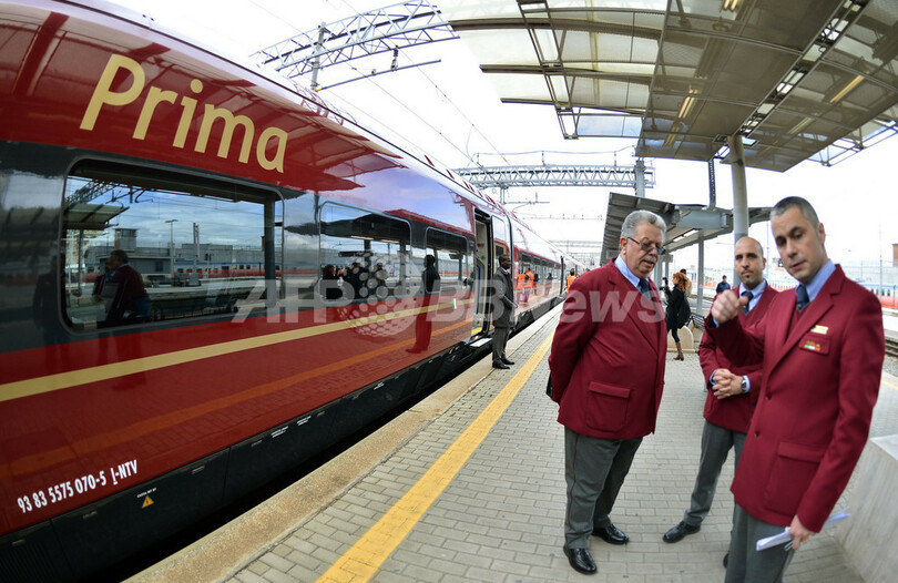 イタリアで開業間近の民間高速鉄道、報道陣向け試乗会