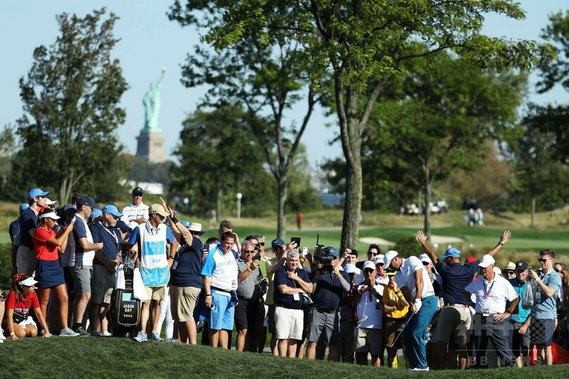プレジデンツ杯初日は米国選抜がリード、松山組は完敗