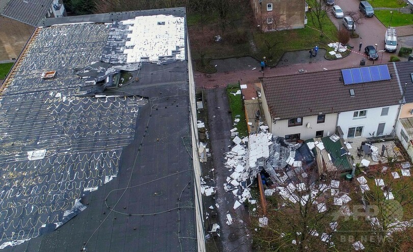 欧州に猛烈な冬の嵐、ドイツなどで計9人死亡