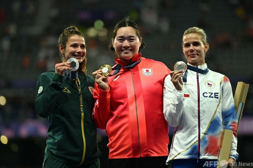 北口榛花 女子やり投げで金メダル パリ五輪