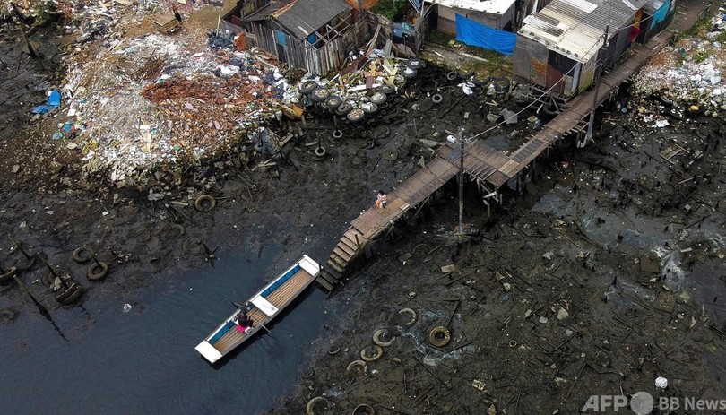 ブラジル・水辺の貧民街、コロナ禍は多くの苦難のほんの一つ