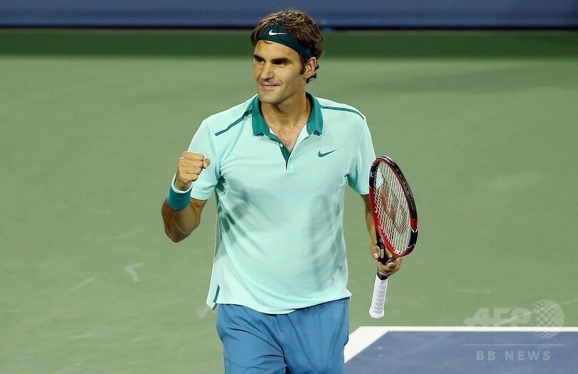 フェデラー、ラオニッチに完勝で決勝へ W&Sオープン