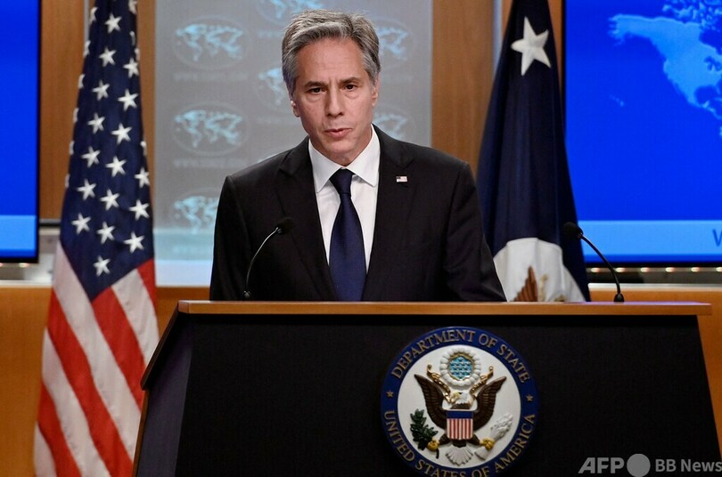米国務長官、ロシア外相と「率直な」協議 ウクライナ侵攻後初