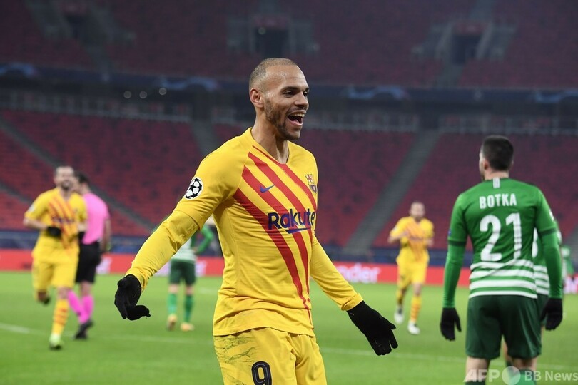 バルサ快勝で欧州CL5連勝、グリーズマンが3戦連続得点