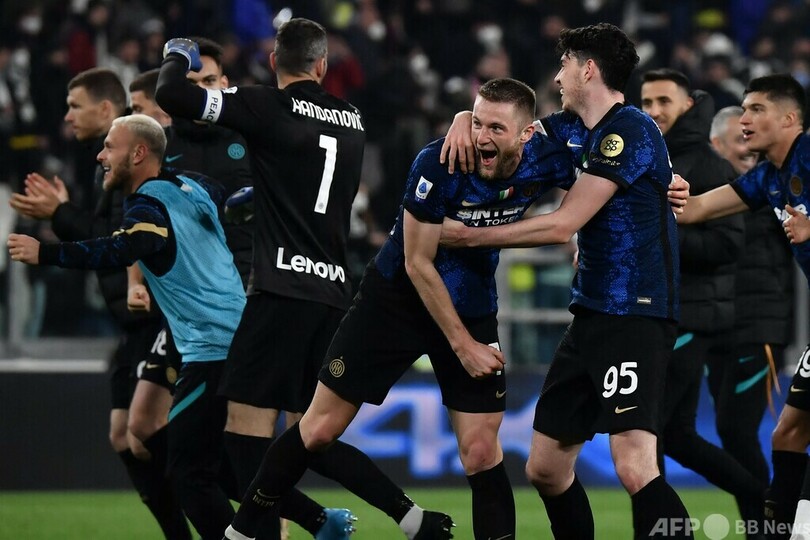 インテルがユーベ撃破 勝ち点3差で首位ミラン追走