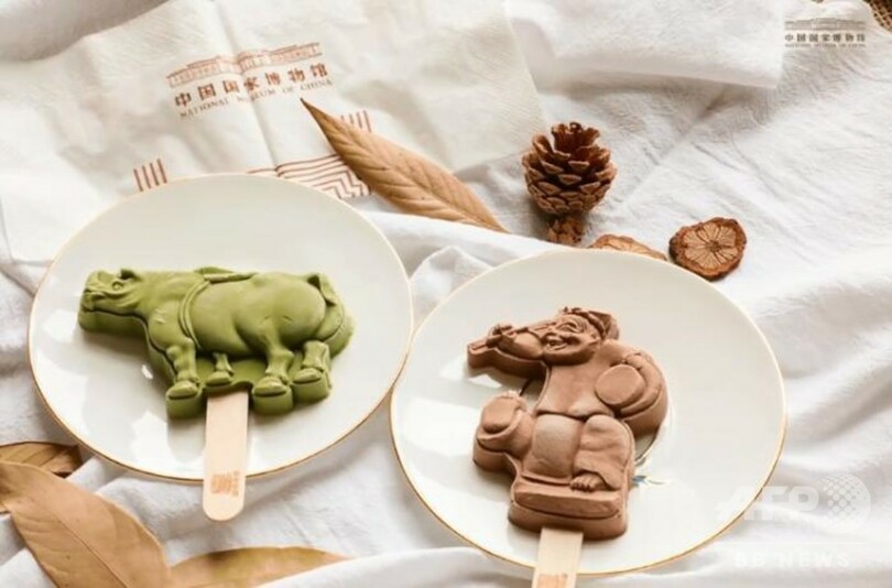 中国・国家博物館 文化財を模したアイスが大人気