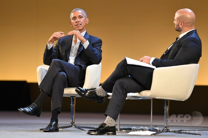 自由になったオバマ氏、唯一の束縛は「セルフィー攻め」