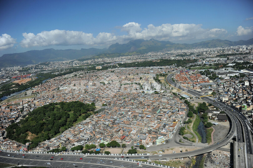 ブラジル・リオに広がる貧民街