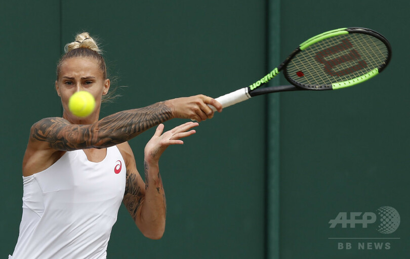 ウィンブルドンでは異彩？！スカルタトゥーのヘルツォグ