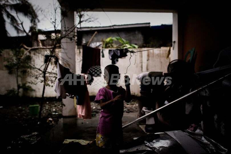 台風で孤児に、児童養護施設に入れない子どもたち フィリピン