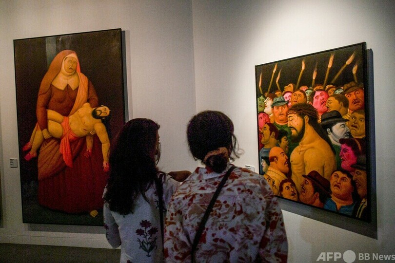 ふくよかな女性描き…ボテロ氏生誕90年記念イベント コロンビア