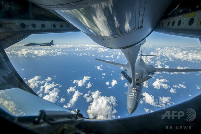 米軍機が北朝鮮沖を飛行 「今世紀では最も北まで」 けん制は新段階へ