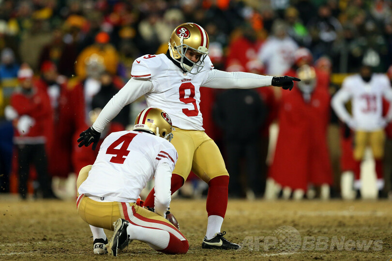 フォーティナイナーズが終了間際の得点でパッカーズに勝利