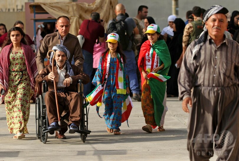 クルド自治区の独立問う住民投票始まる、イラク政府は対抗措置警告