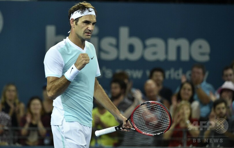 フェデラー、体調不良乗り越え4強入り ブリスベーン国際