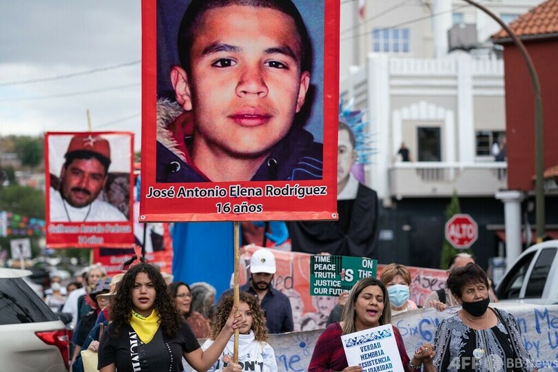【今日の1枚】後を絶たない犠牲者、国境地帯に正義を メキシコ