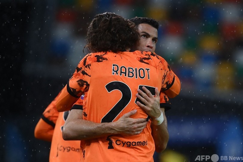 王座陥落のユベントス、ロナウド2発でウディネーゼに勝利