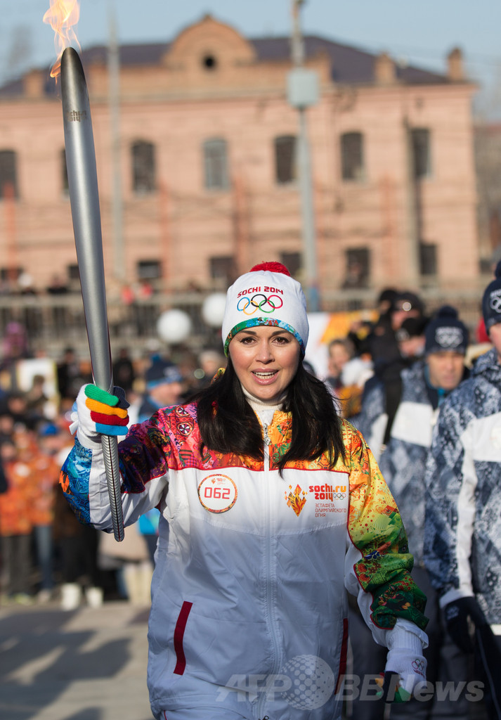 冬季五輪史上最長、写真で振り返るソチ五輪聖火リレー