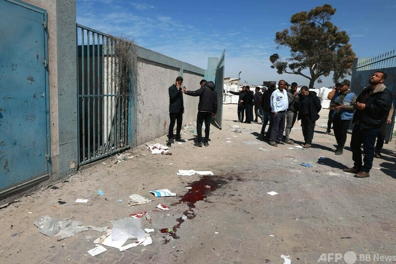 ガザ食料配給所に空爆、国連職員1人死亡