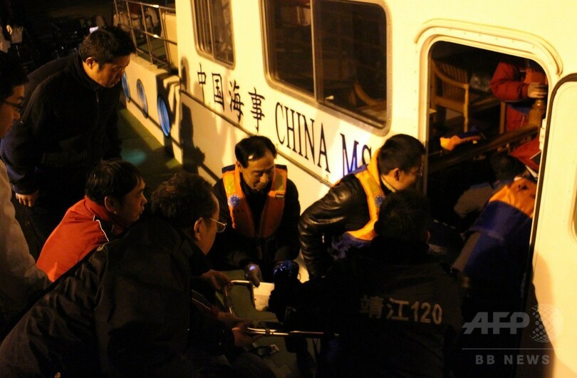 中国・長江で新造船が沈没、日本人含む22人不明