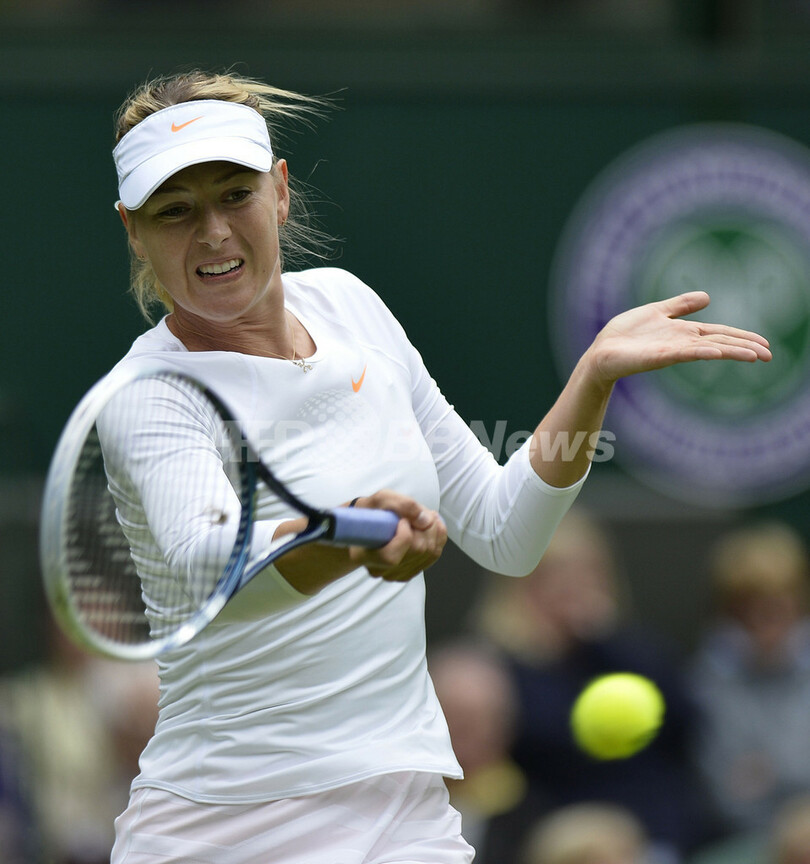 シャラポワが初戦突破、ウィンブルドン選手権