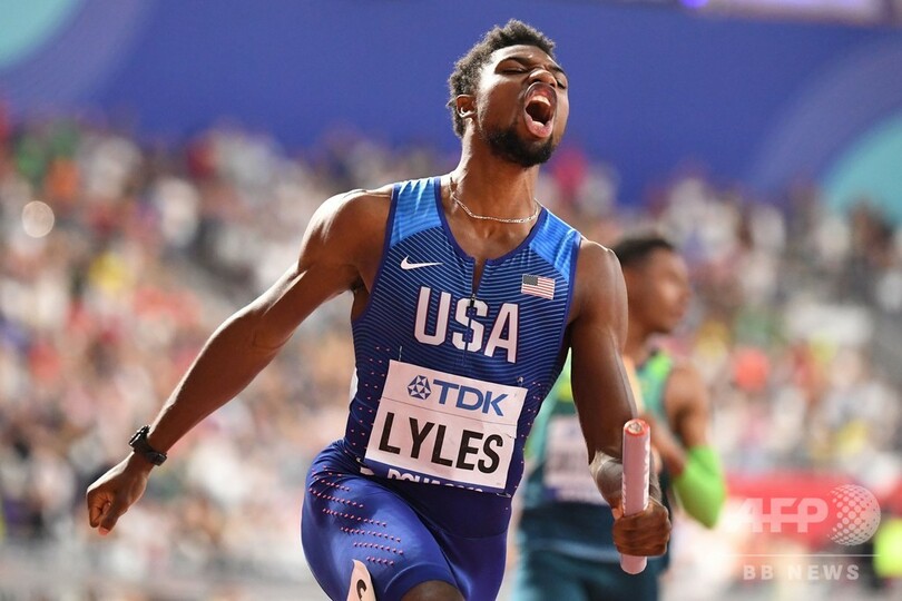 日本男子400mリレーで銅、米国が金メダル 世界陸上