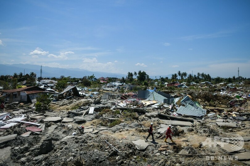 スラウェシ島地震・津波、死者1558人に 不明者1000人超の恐れ
