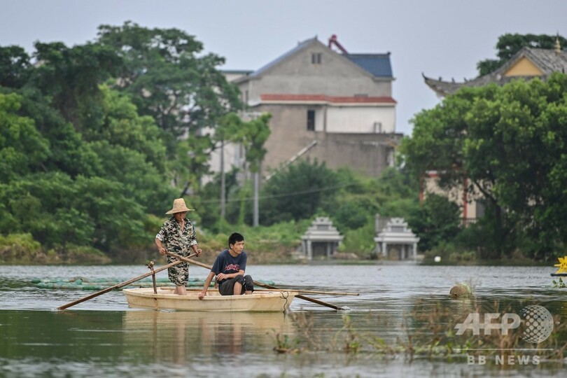 中国・長江流域の洪水、1500万人が避難