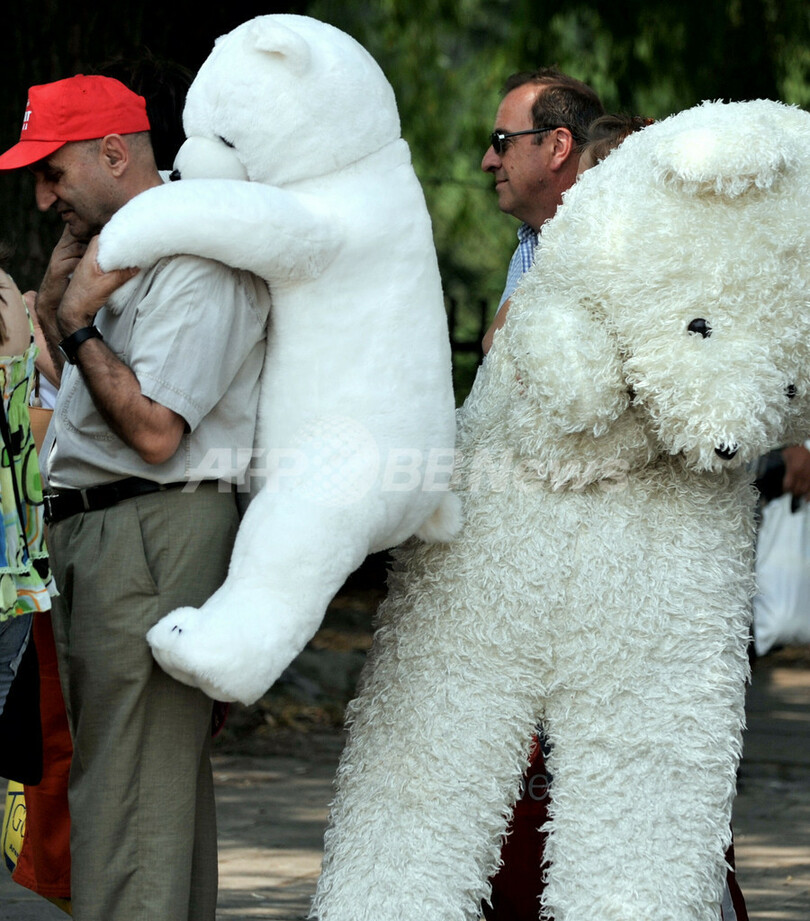 目指せギネス、1日で最多のテディベアが集まった動物園
