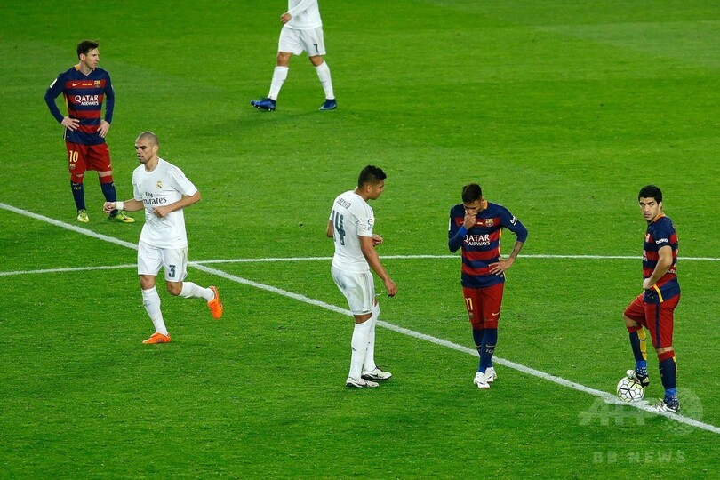 ロナウドがクラシコで決勝点、バルサの無敗記録を39で止める