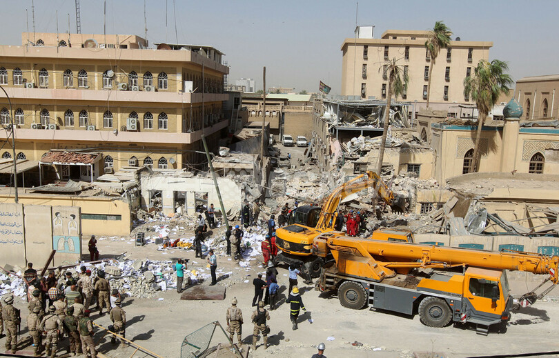 バグダッドで宗教団体狙った自爆攻撃 25人死亡 イラク