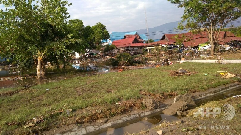 インドネシアのM7.5地震・津波、死傷者多数 少なくとも48人死亡