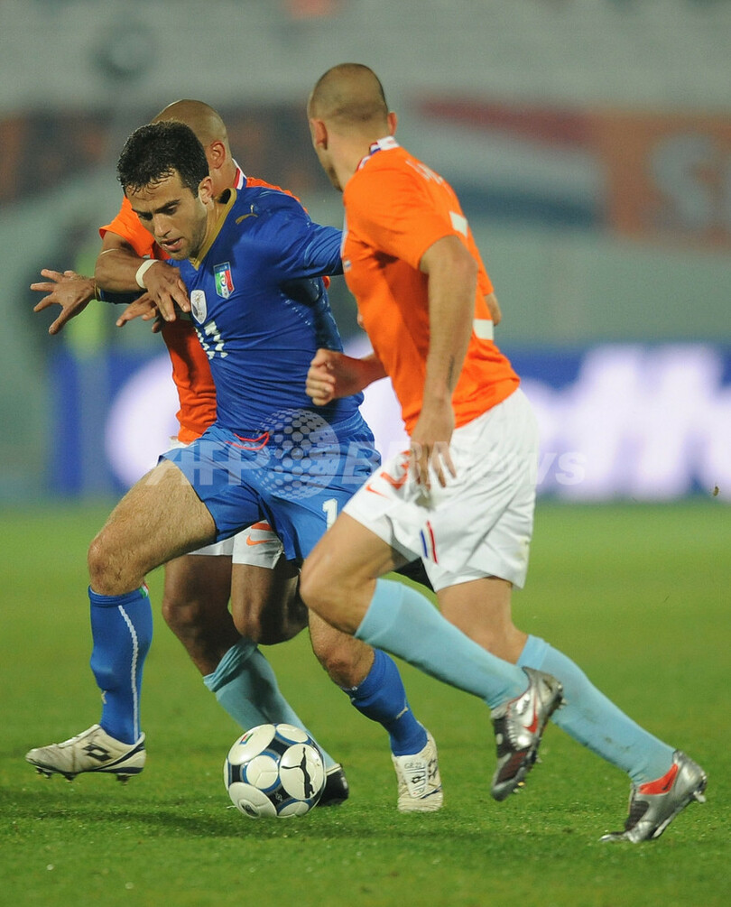 イタリア対オランダはスコアレスドロー、国際親善試合