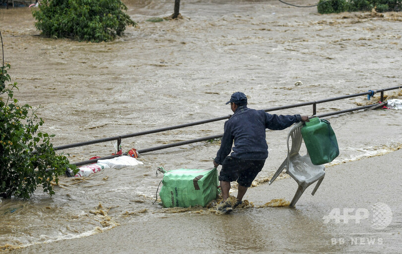 南アジアのモンスーン豪雨、ネパールで少なくとも50人死亡