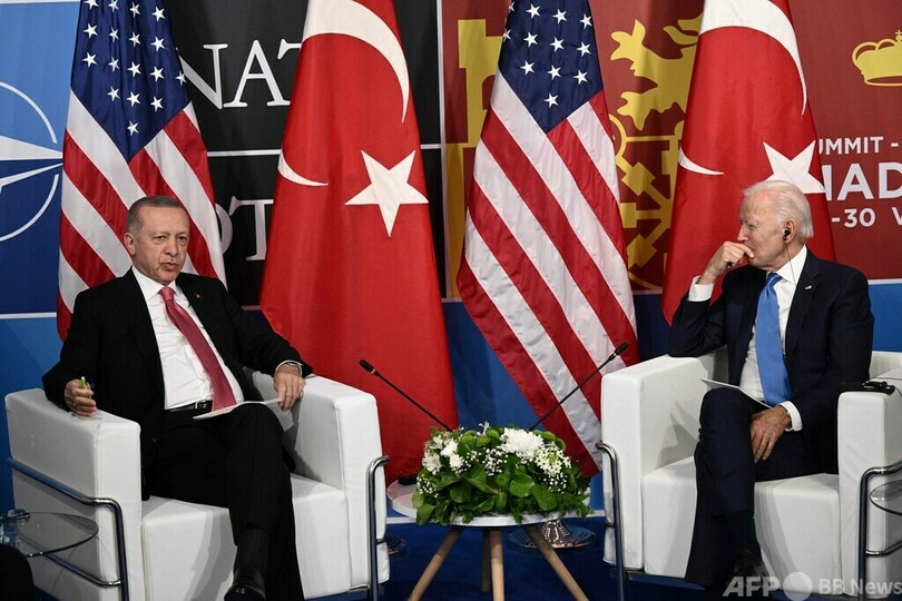 米大統領、北欧2国のNATO加盟支持で謝意 トルコのF16戦闘機購入支援へ