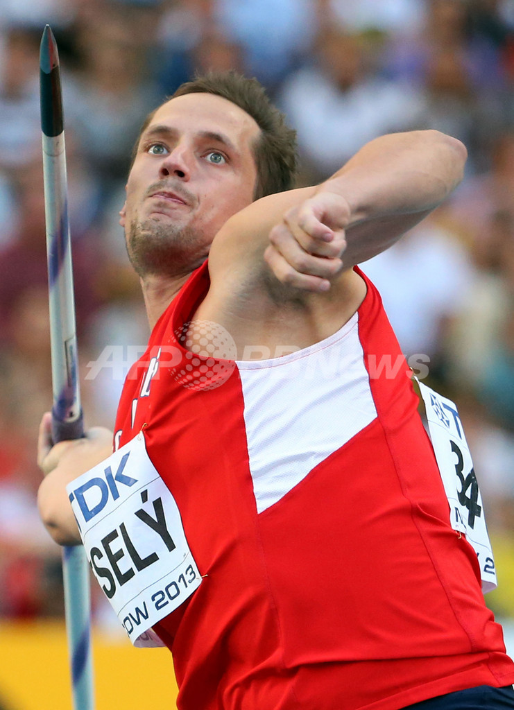 チェコのベゼリーが男子やり投げで優勝、第14回世界陸上
