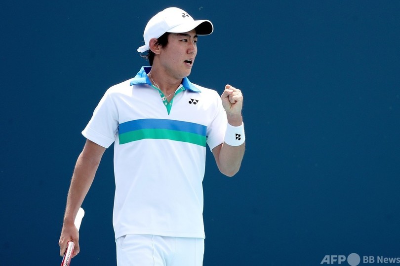 西岡と日比野は1回戦敗退 マイアミOP