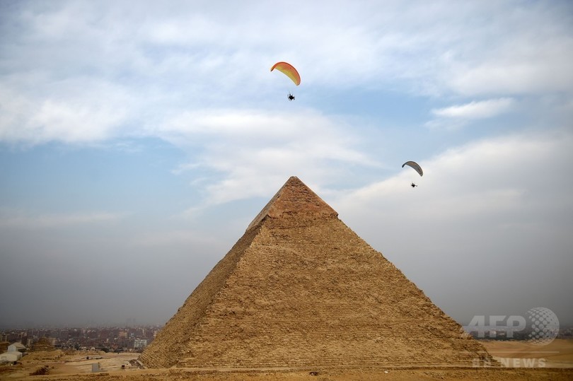 ピラミッド上空をふわり スカイスポーツの祭典 エジプトで 写真15枚 国際ニュース Afpbb News