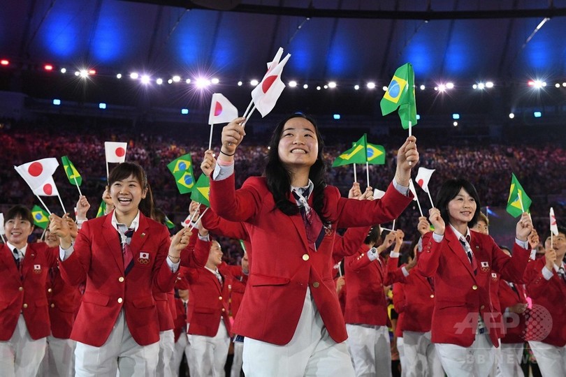 写真特集 リオ五輪 入場する日本選手団 写真19枚 国際ニュース Afpbb News
